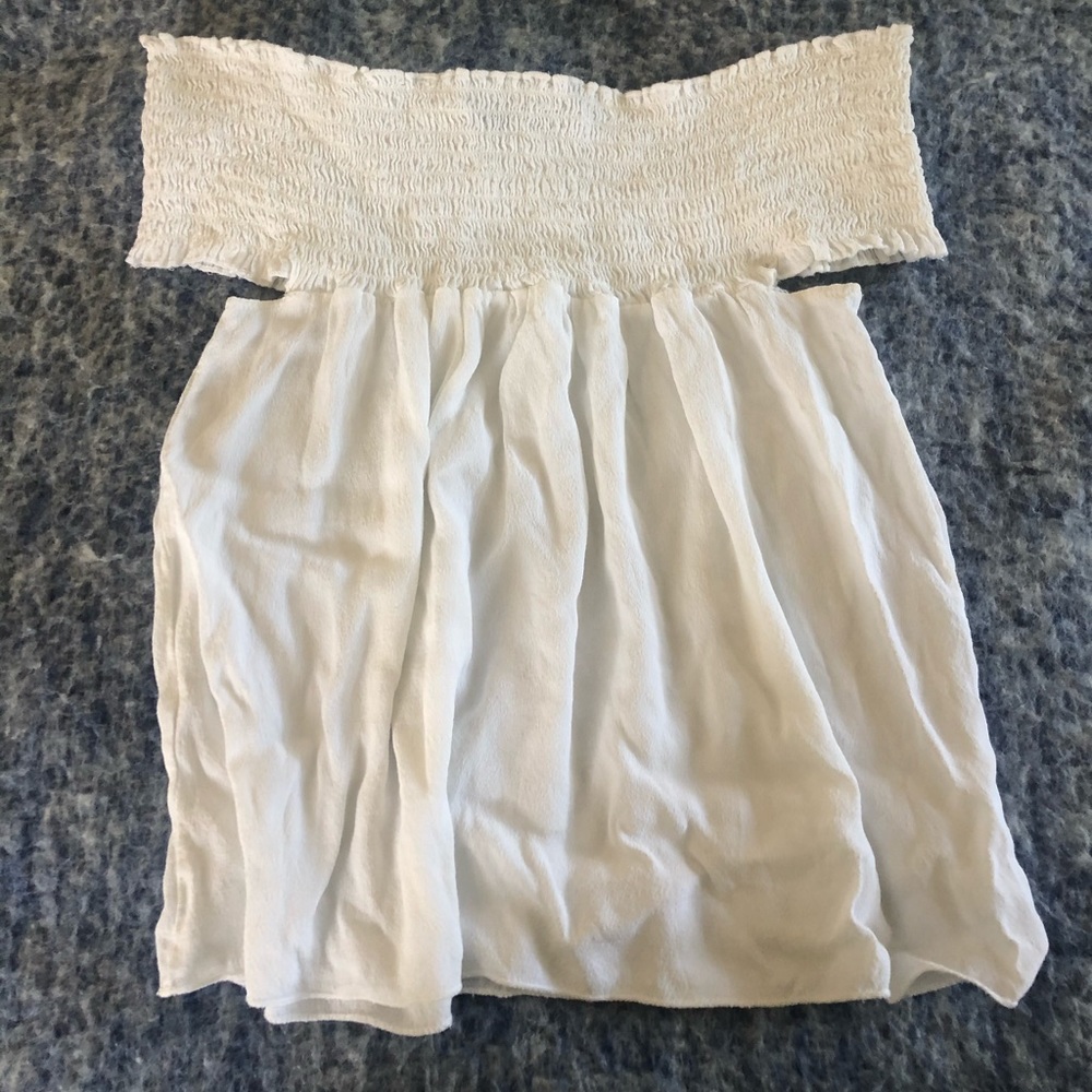 White Brandy Off the Shoulder top